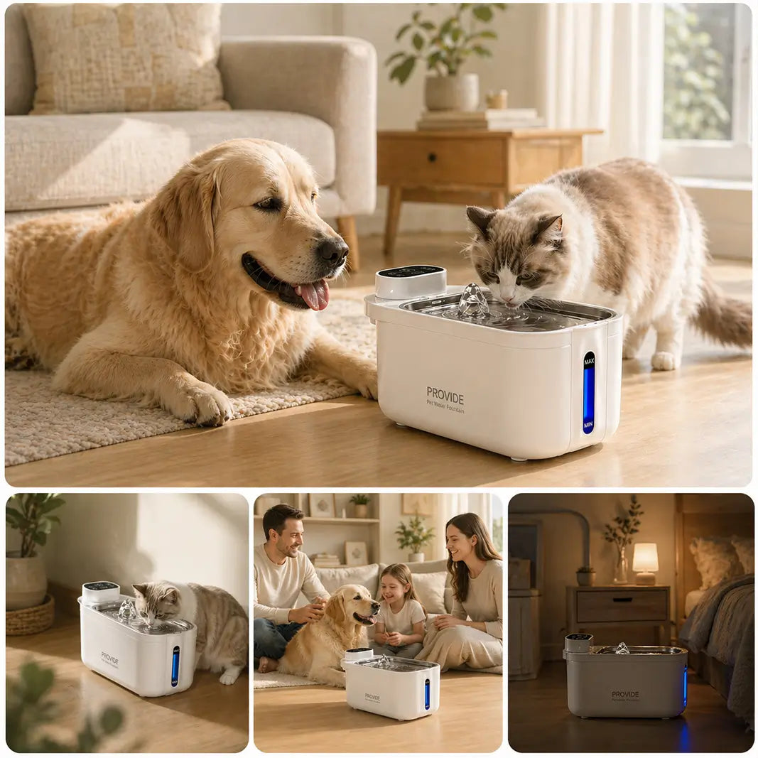 Application scenarios of pet water fountains