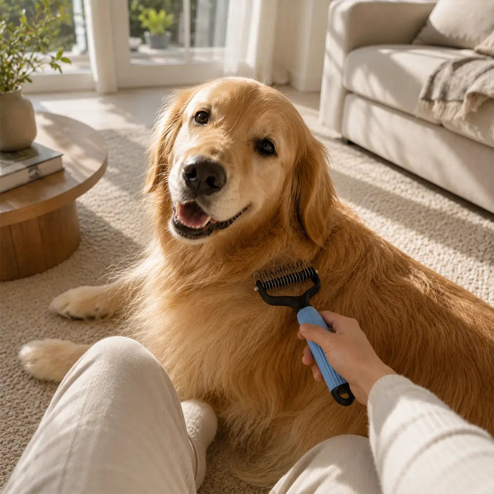 Dual-Sided Pet Detangling Comb